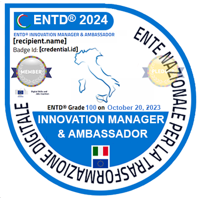 Innovation Manager & Ambassador ENTD® 2024